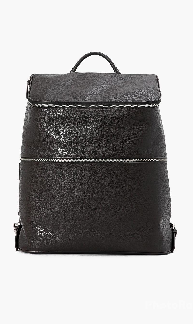 

Longchamp Zipper Leather Backpack