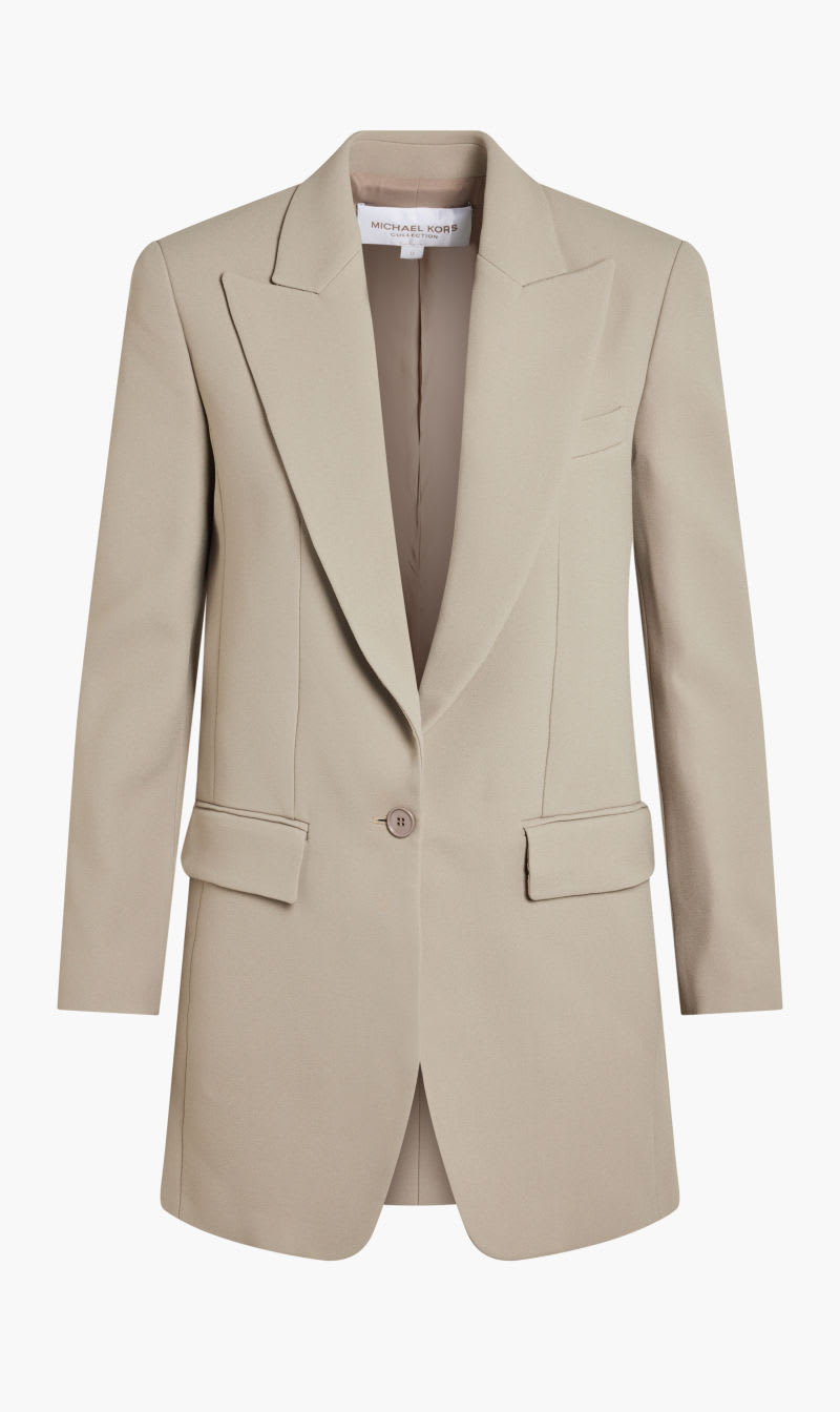 

Michael Kors Brown Sable Darcy Blazer for Women | The Deal Outlet