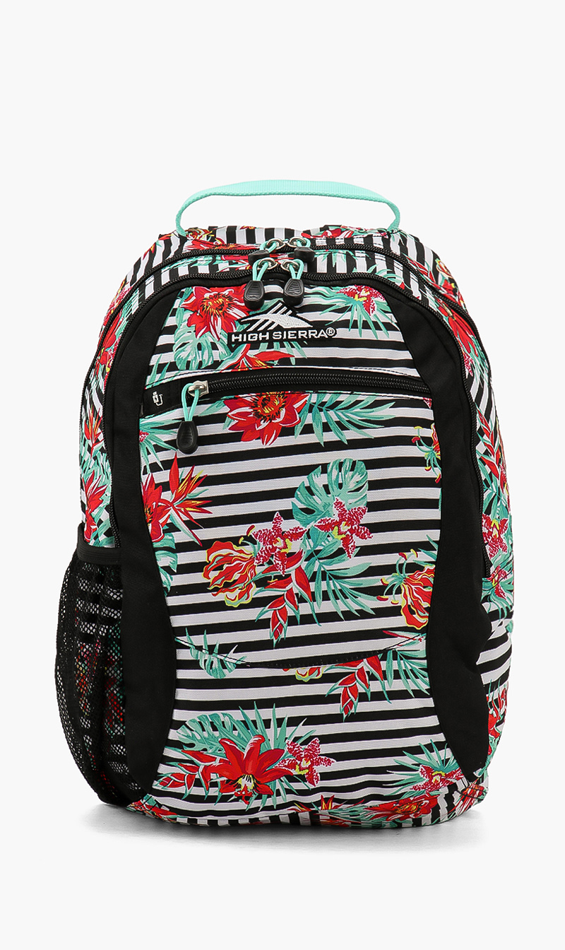 

Tropical Stripe Backpack, Multi-color