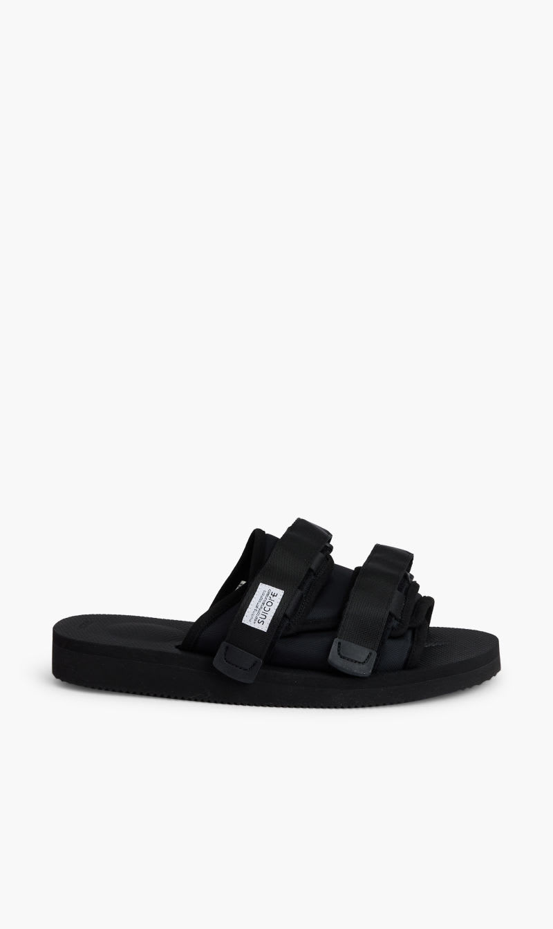 

Suicoke Black Moto-cab Padded Slides | The Deal Outlet