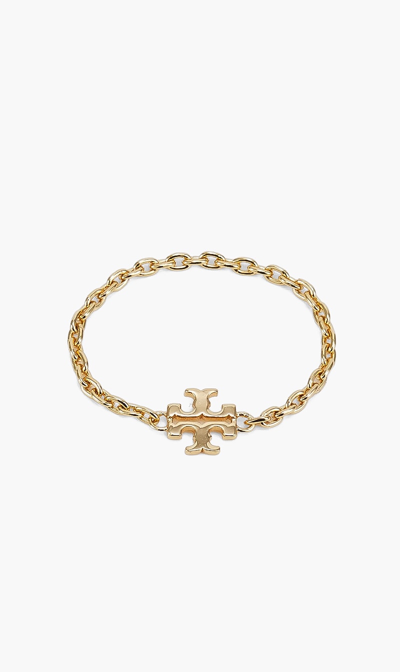 

Tory Burch Gold Kira Chain Ring for Women | The Deal Outlet