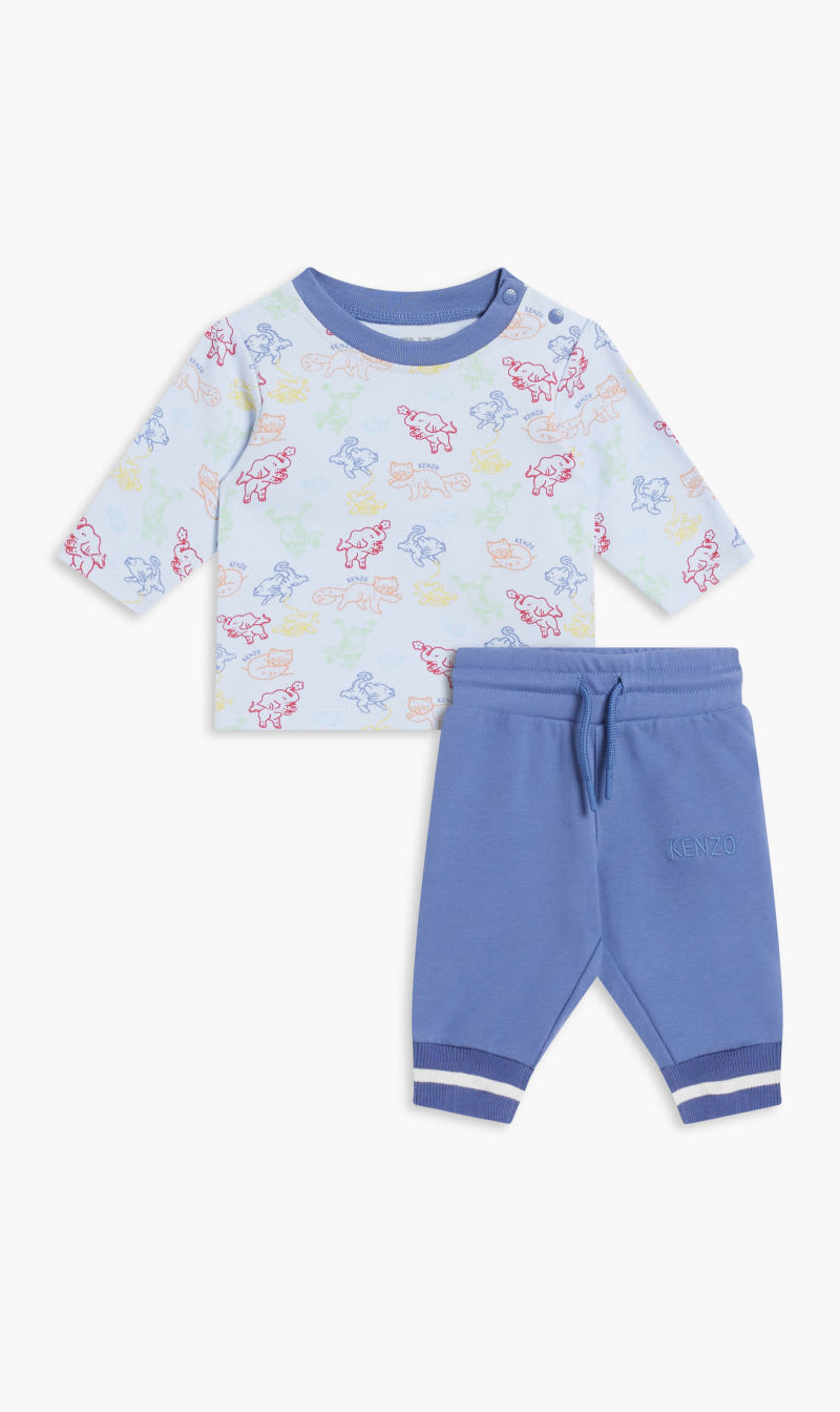 

Kenzo Blue T-shirt + Pant Set for Boys | The Deal Outlet