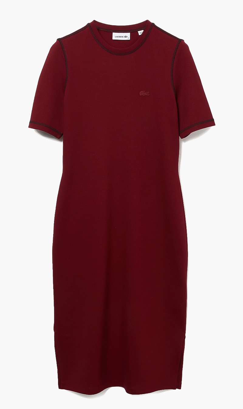 

Lacoste Red Classic Logo Dress for Women | The Deal Outlet