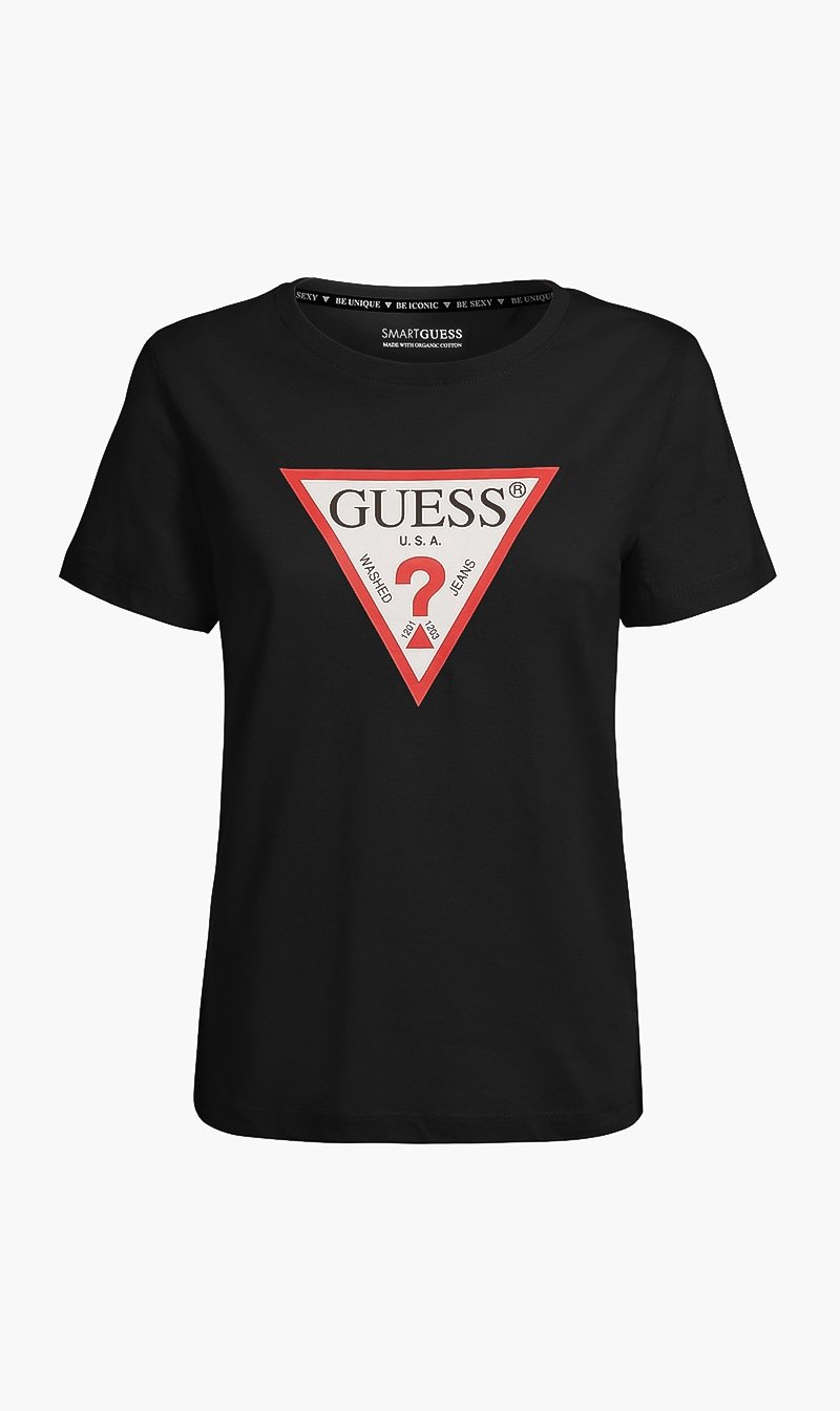 

Guess Black Classic Logo Top for Women | The Deal Outlet