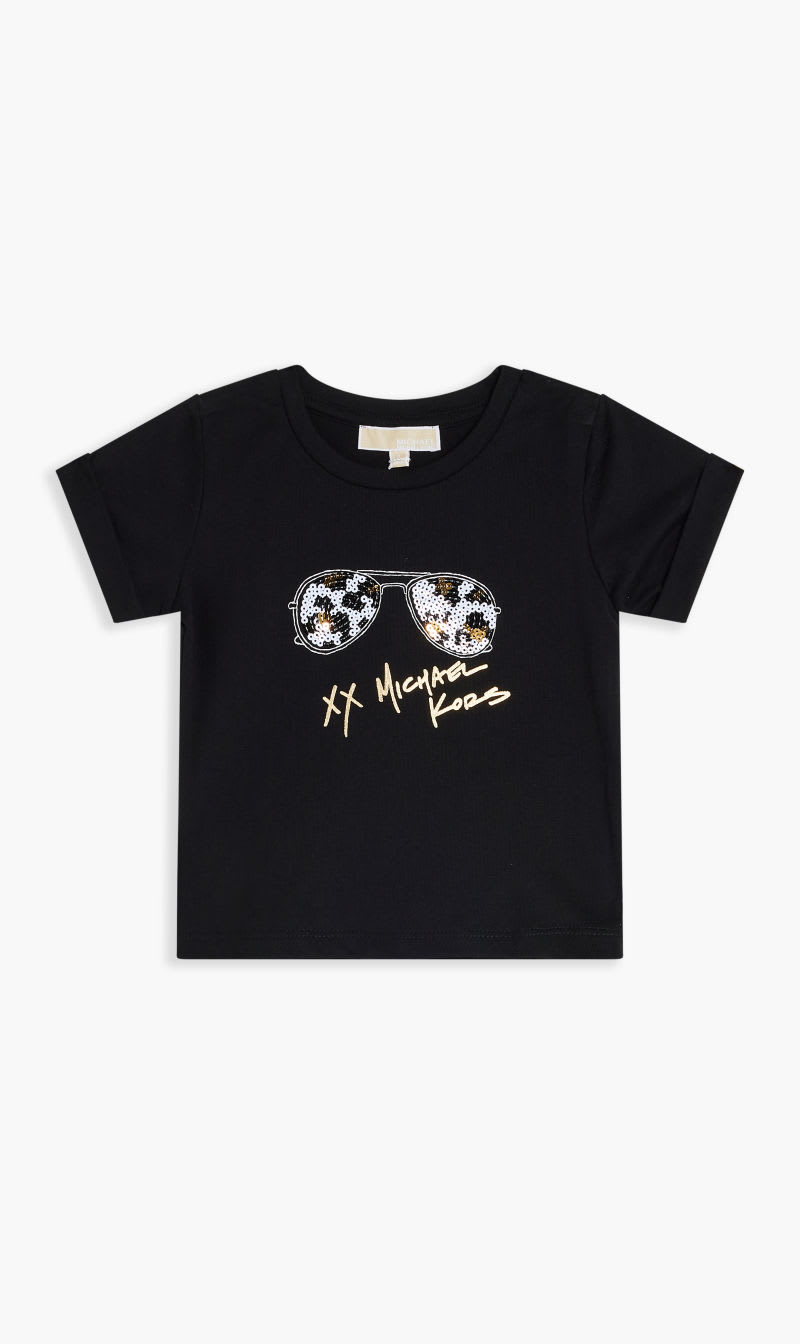 

Michael Kors Black Sunglasses Ss T-shirt for Girls | The Deal Outlet