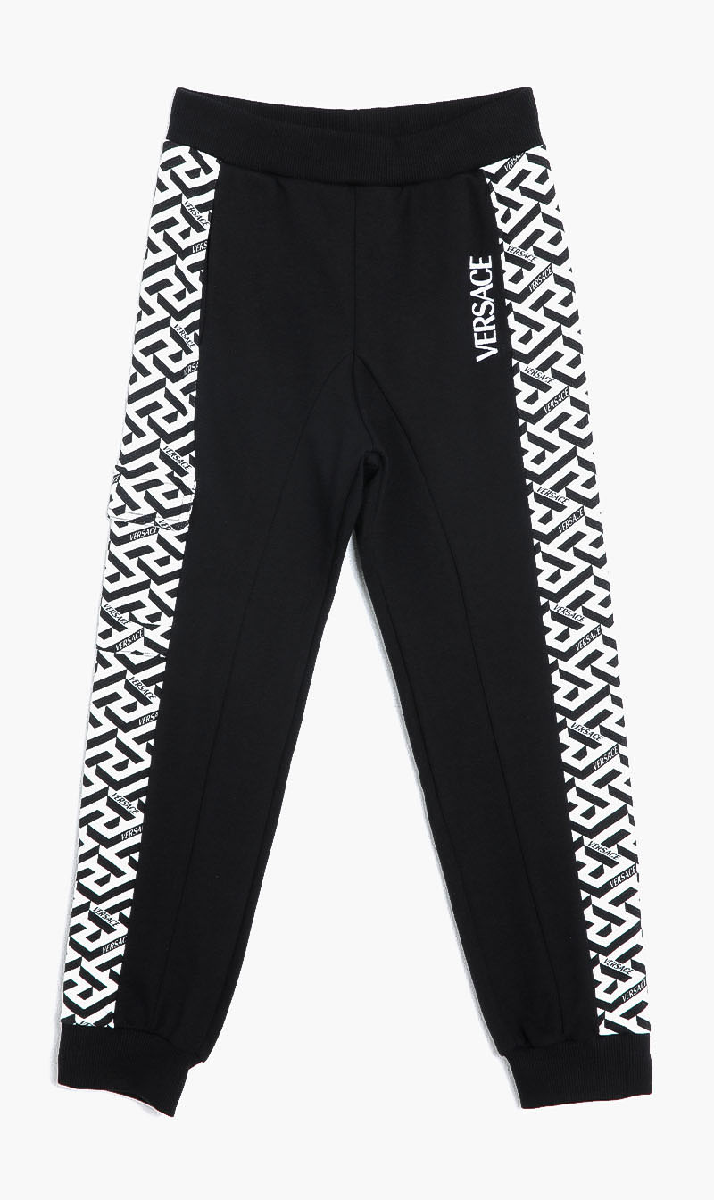 

Versace Black Sweatpant Felpa + Felpa La Greca Kids + Ric Logo for Boys | The Deal Outlet