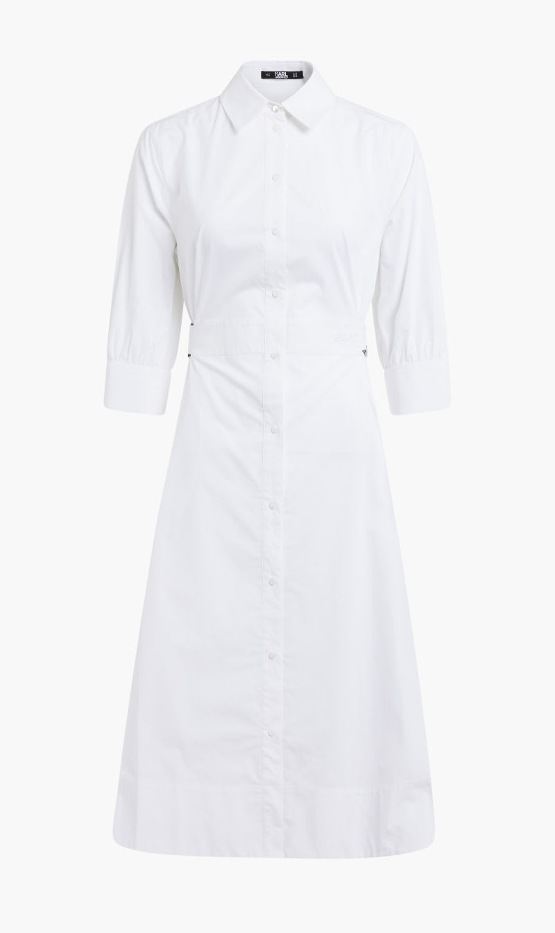 

Karl Lagerfeld White Shirt Dress for Women | The Deal Outlet