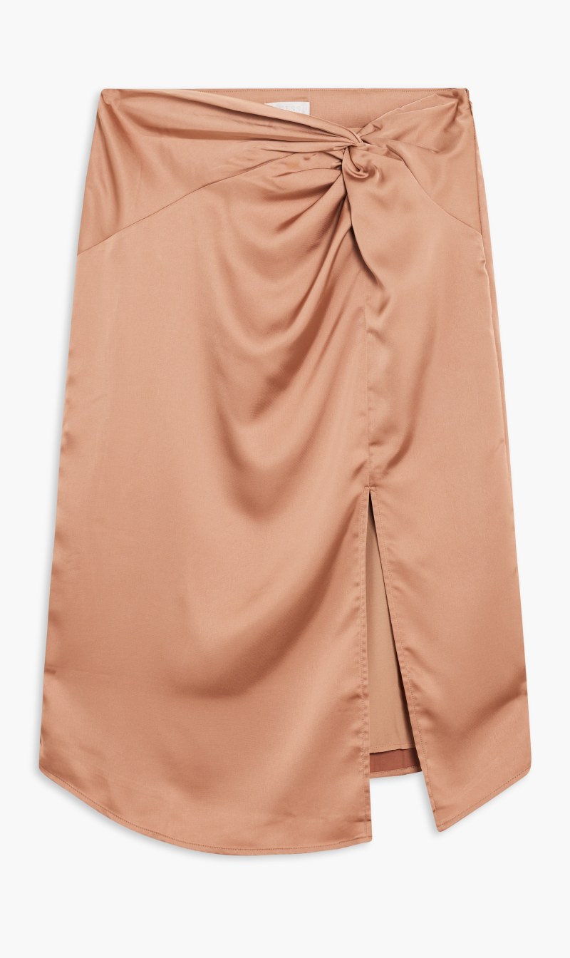 

Guess Brown Annie Cut In Skirt for Women | The Deal Outlet