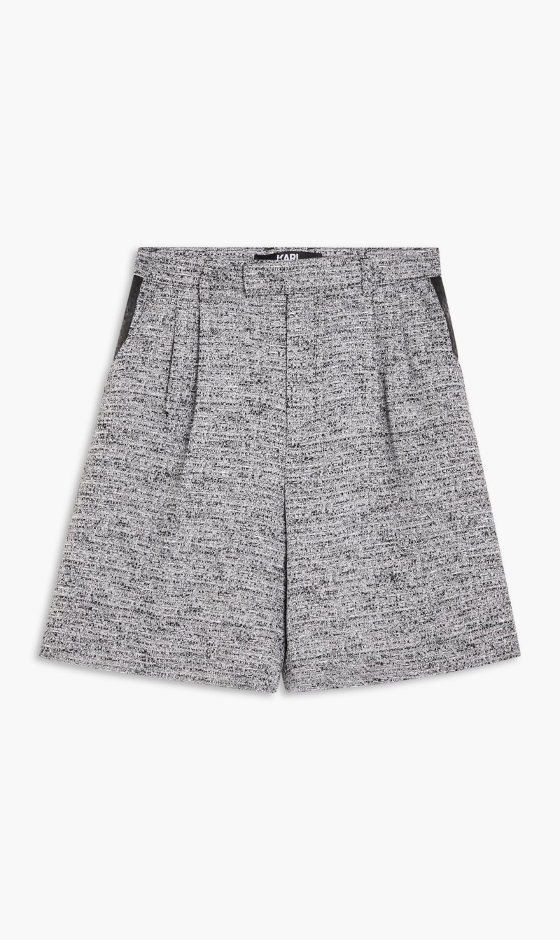 

Karl Lagerfeld Black Boucle Short for Men | The Deal Outlet