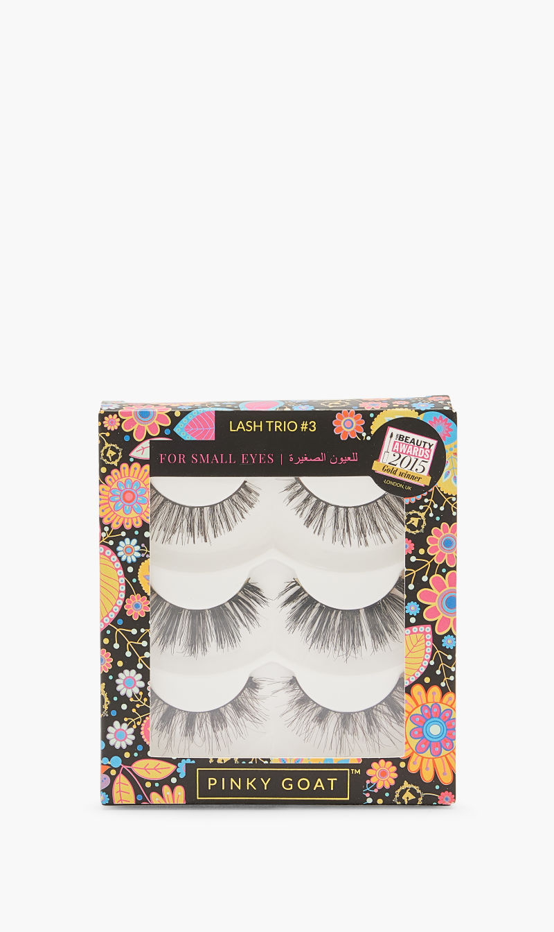 

Pinky Goat Unspecified Lash Trio 3 (packs) for Women | The Deal Outlet