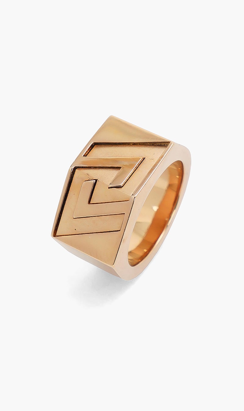 

Versace classic logo ring | the deal outlet, Gold