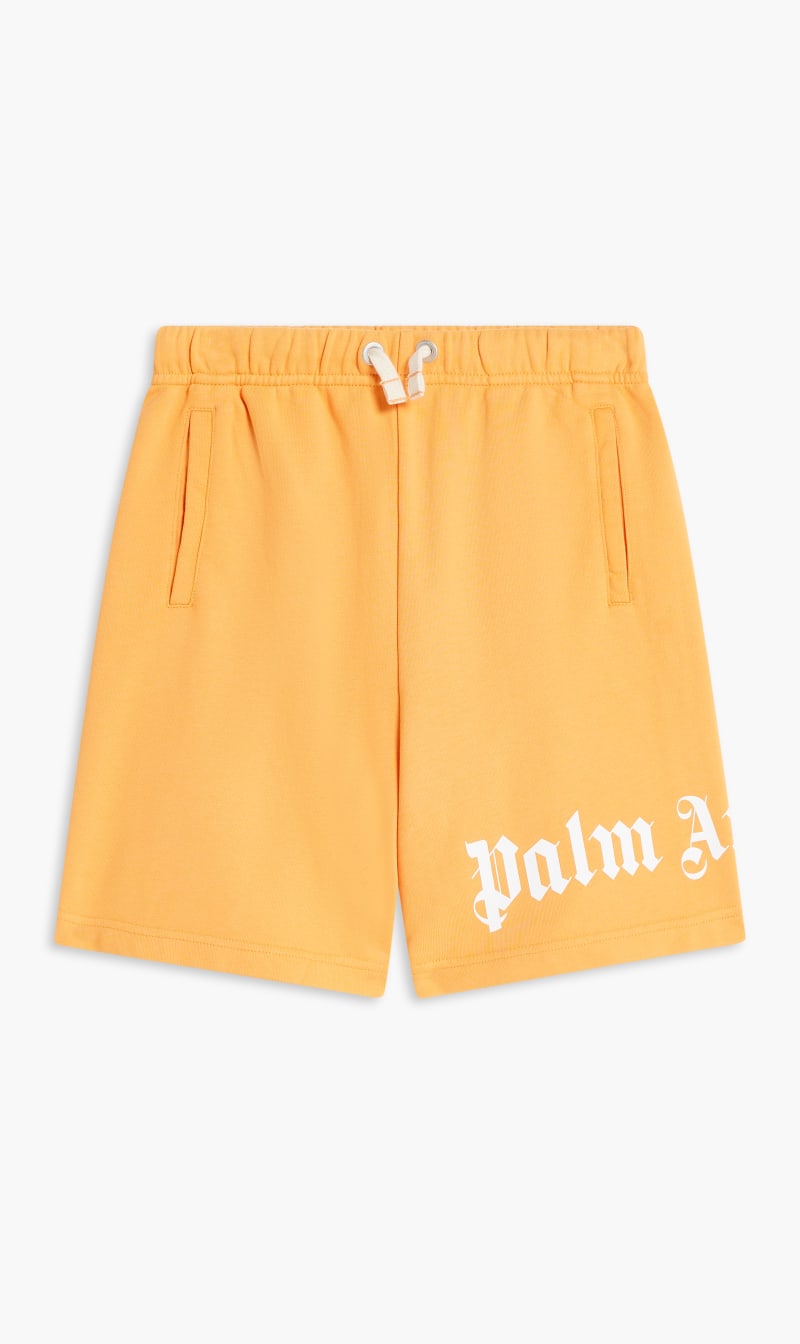 

Palm Angels Orange Classic Overlogo Sweatshort for Kids | The Deal Outlet