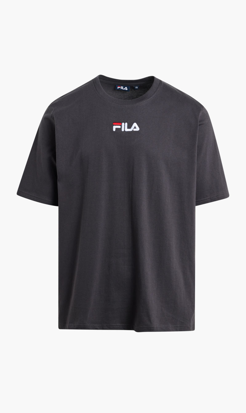 

Fila Grey Mitch Tee Embroidered Logo Tee for Men | The Deal Outlet