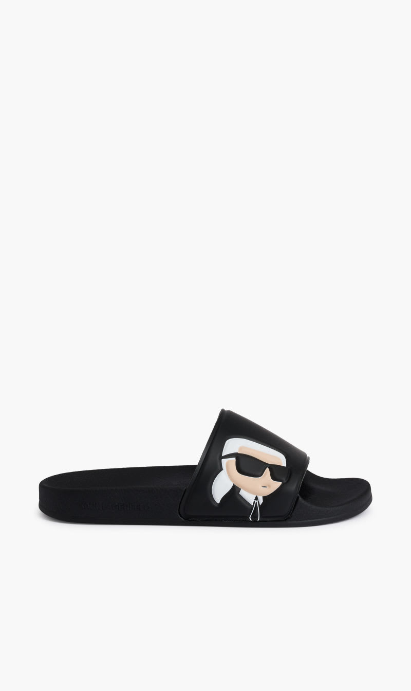 

Karl Lagerfeld Black Kondo-karl Nft Slide for Women | The Deal Outlet