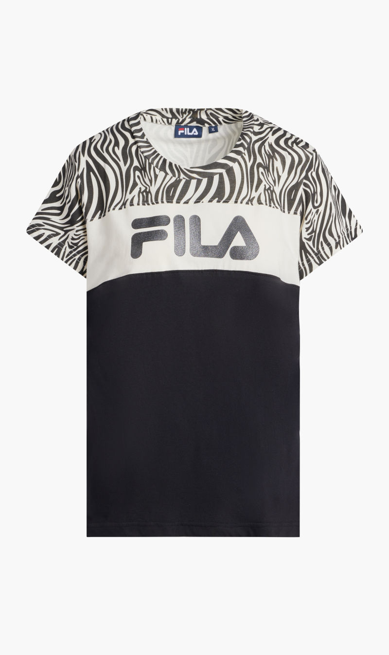 

Cut And Sew T_shirt Aopblackzebra, Black