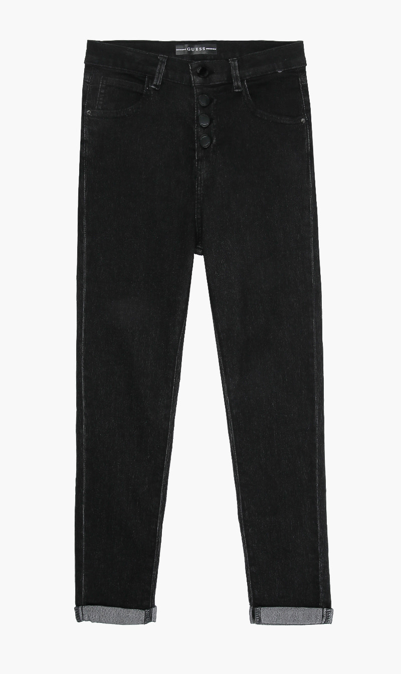 

Elasticated Waist Jeans, Black