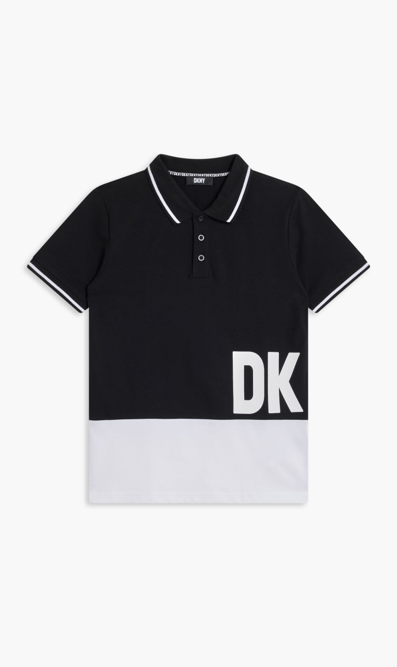 

Dkny Black Ss Polo for Boys | The Deal Outlet