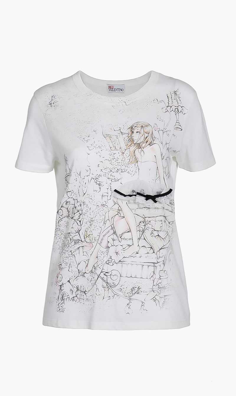 

Red Valentino All Over Printed T-shirt