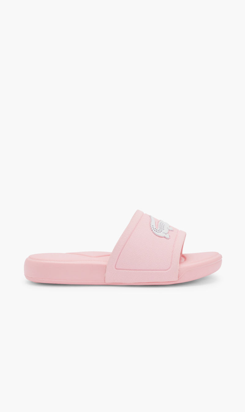 

Lacoste Multi-color Classic Logo Slides | The Deal Outlet