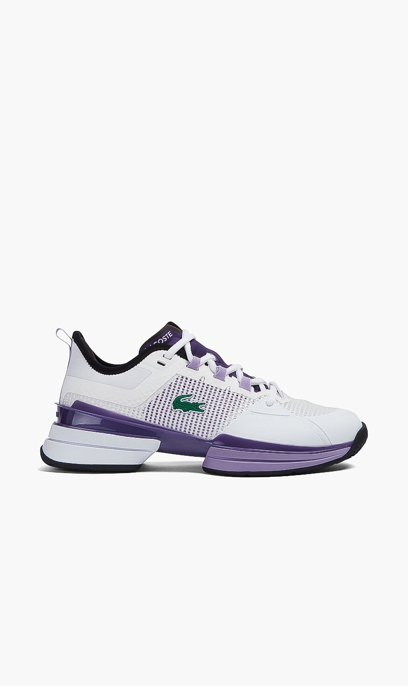 

Lacoste Purple Textile Lace Sneakers for Women | The Deal Outlet