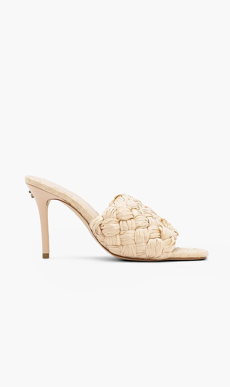 

Guess Beige Byanna Woven Mule for Women | The Deal Outlet