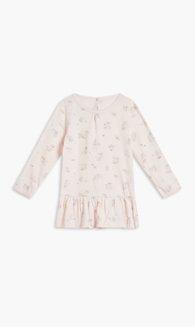 

Petit Bateau Pink Chemise De Nuit Ml for Girls | The Deal Outlet