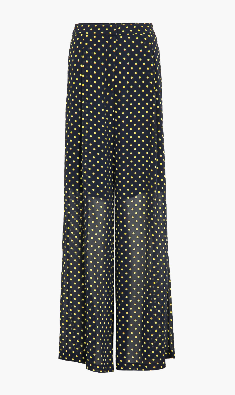 

Michael Kors Blue Wide Leg Palazzo Trousers for Women | The Deal Outlet