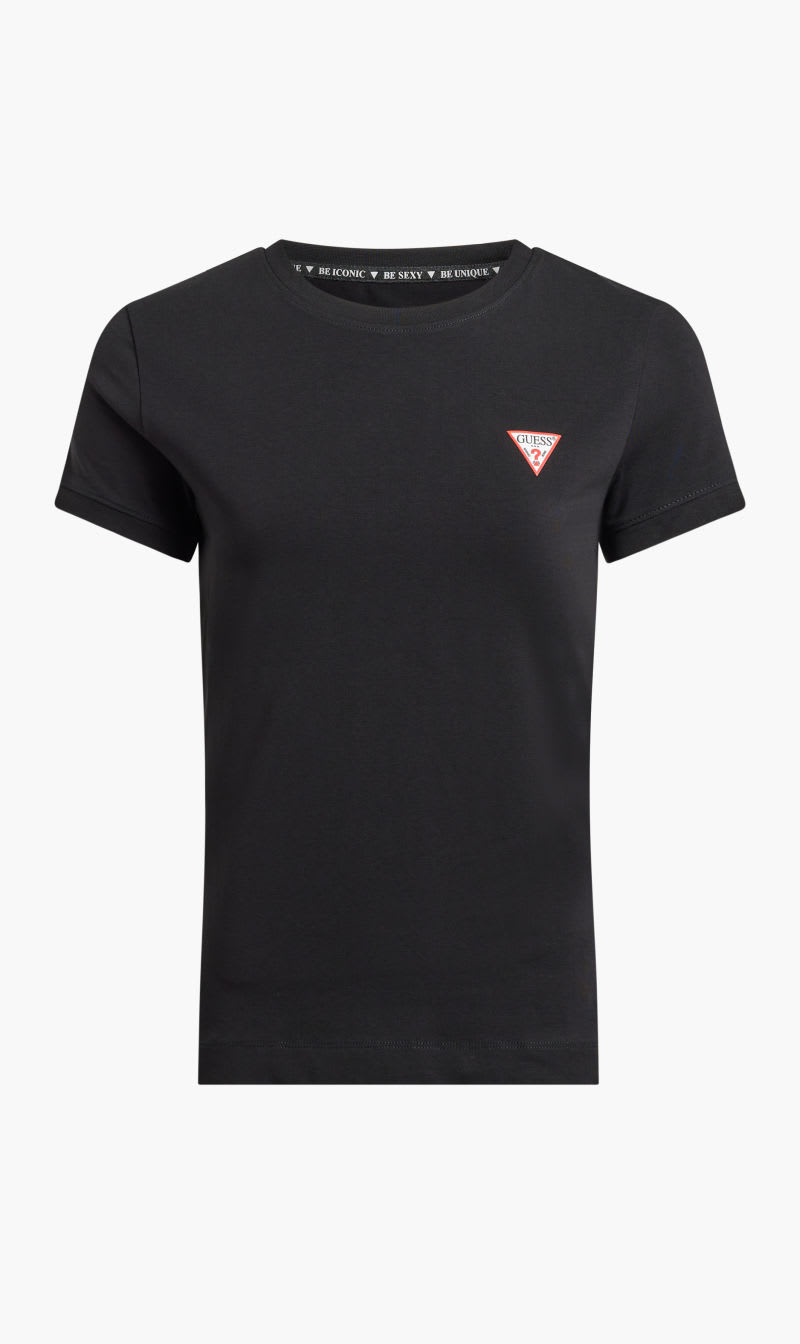 

Guess Black Mini Triangle T-shirt for Women | The Deal Outlet