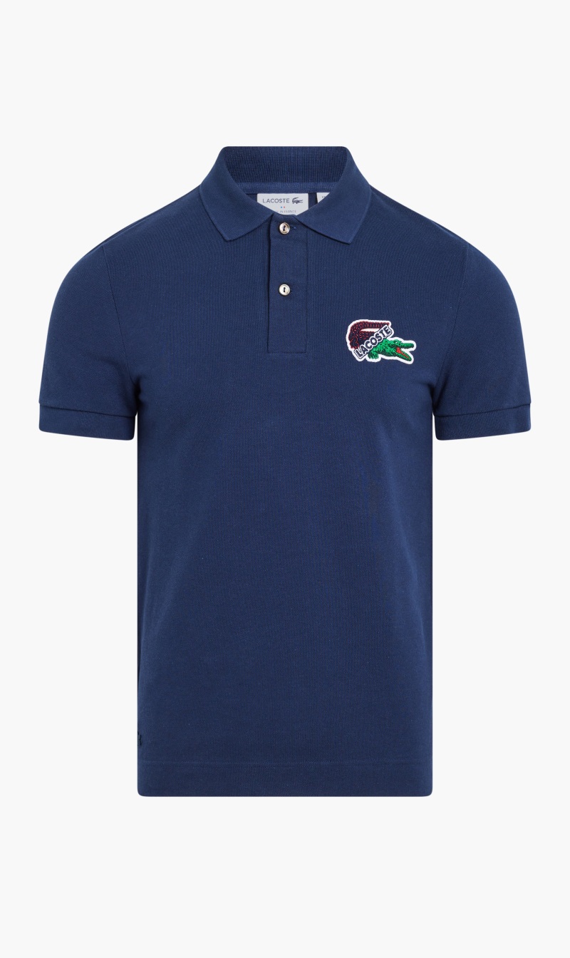 

Lacoste Blue Regular Fit Polo T-shirt for Men | The Deal Outlet