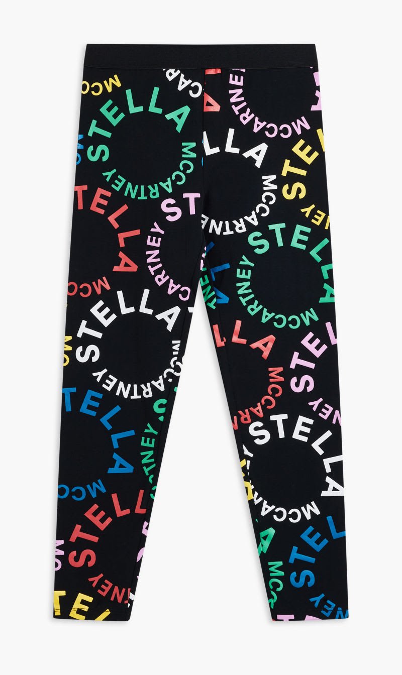 

Stella Mc Cartney Black Leggings for Girls | The Deal Outlet