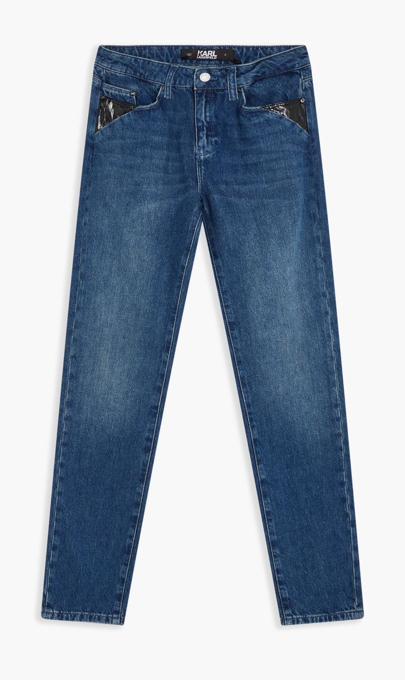 

Karl Lagerfeld Blue Logo Gf Denim for Women | The Deal Outlet