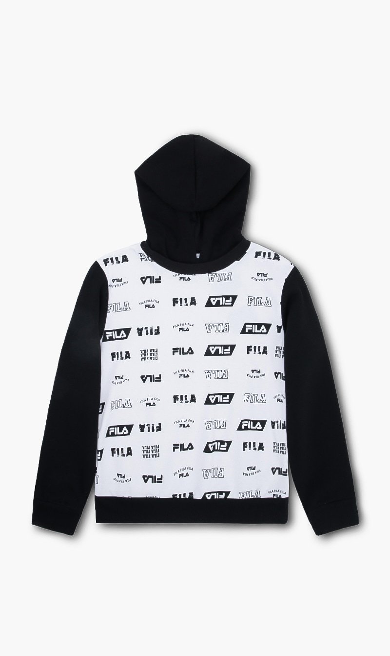 

Contrast Hood Sweatshirt, White