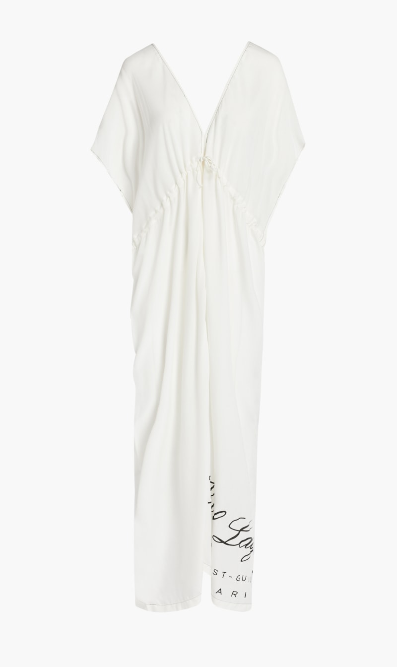 

Karl lagerfeld hotel styled kaftan | the deal outlet, White