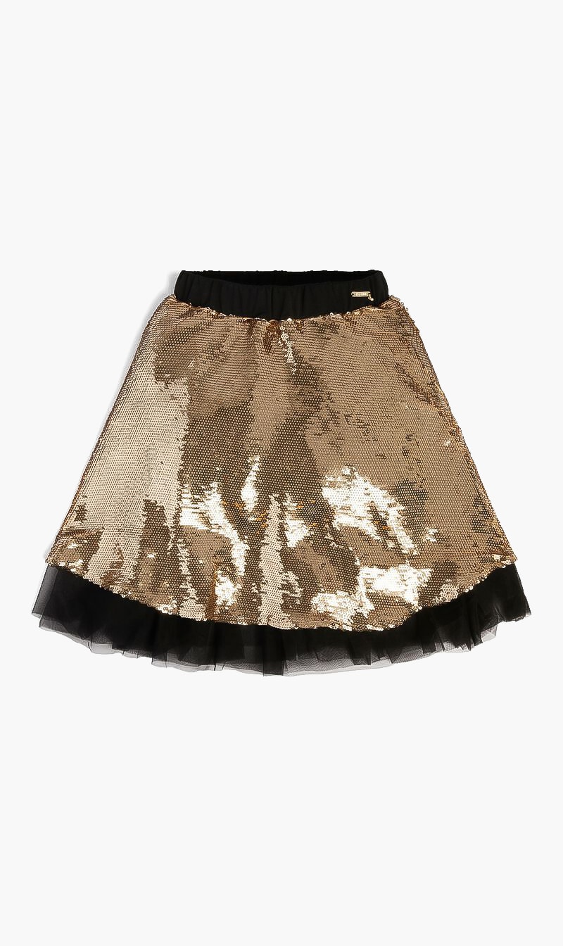 

Sequins Mini Skirt, Gold