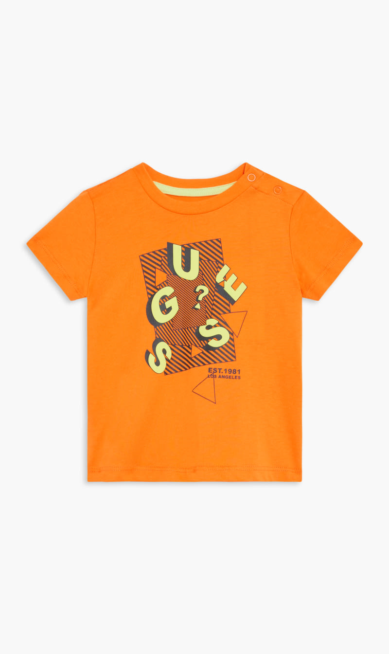 

Guess Orange Organic Cotton T-shirt for Boys | The Deal Outlet