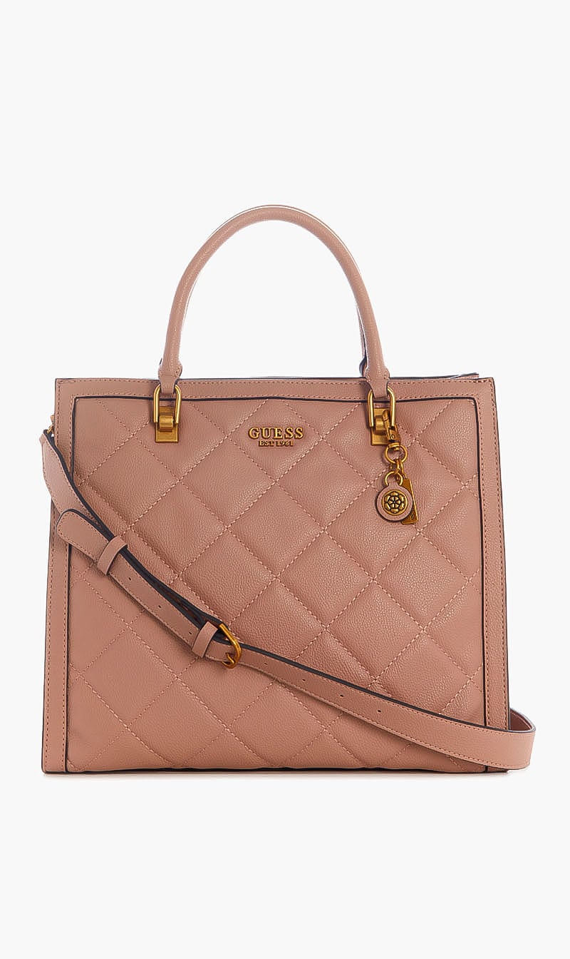 

Guess Pink Leather Tote Bag for Women | The Deal Outlet