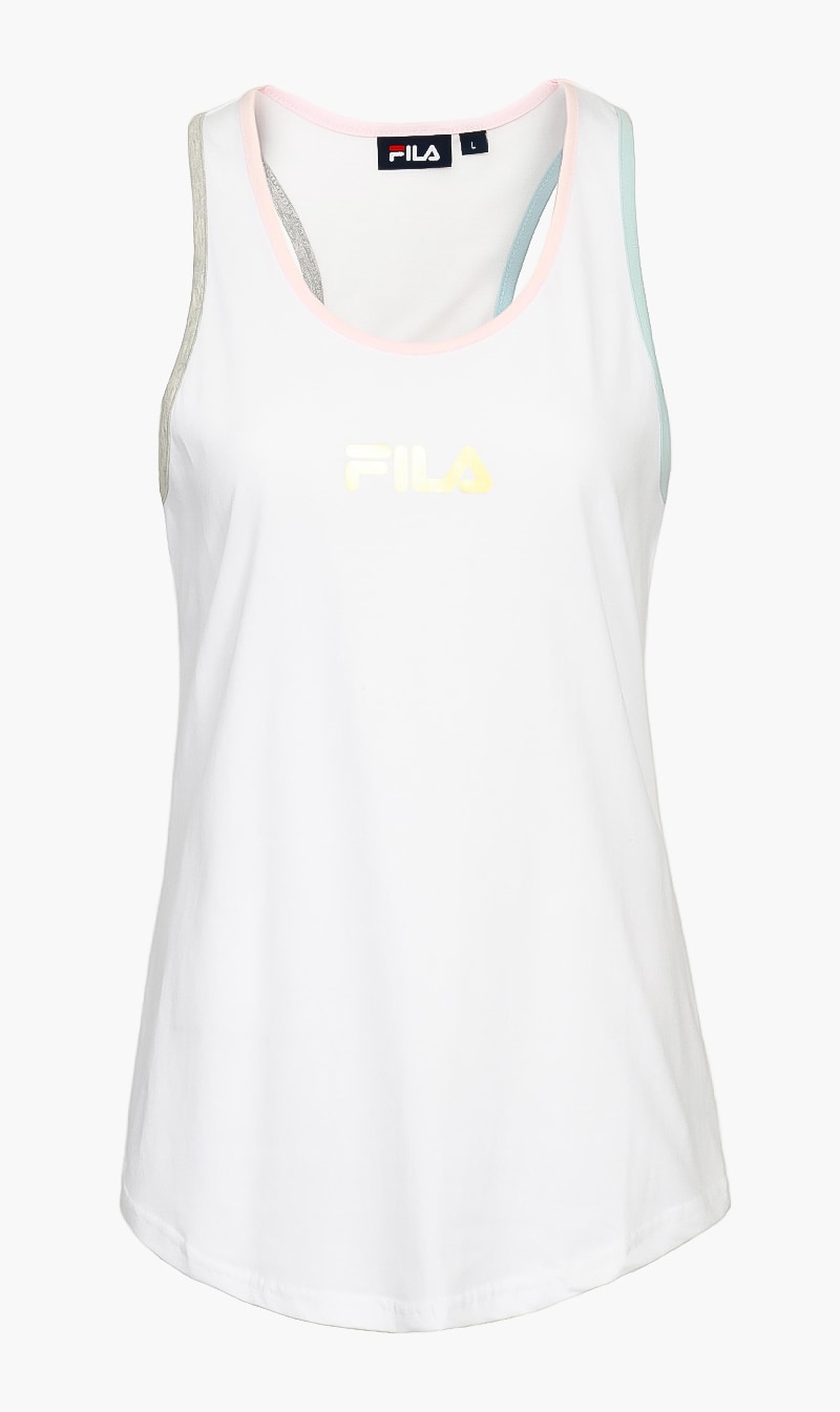 

Azure Tank Top, White