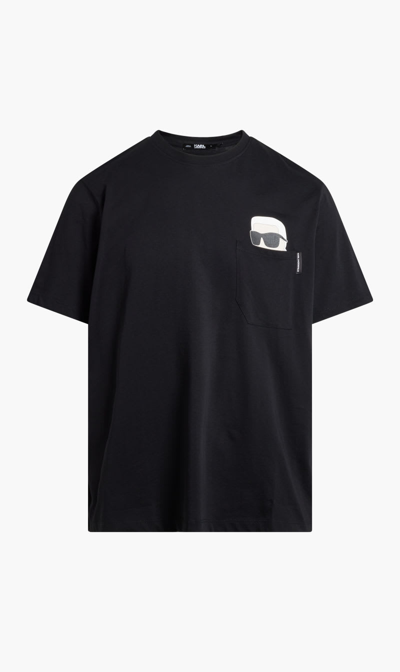 

Karl Lagerfeld Black Ikonik 20 Pocket T-shirt for Men | The Deal Outlet