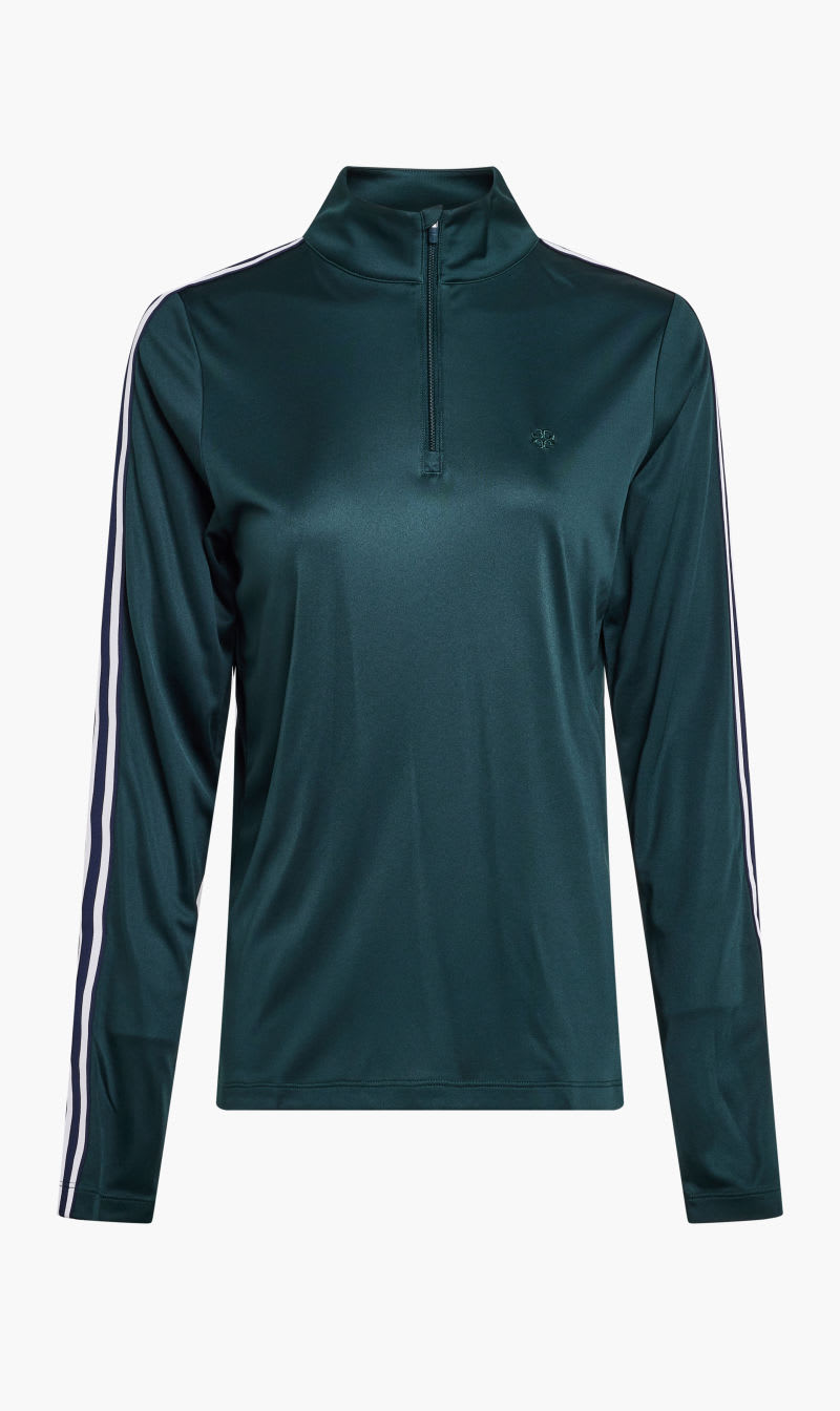 

Tory Burch Green Tory Sport Performance Quarter Zip for Women | The Deal Outlet