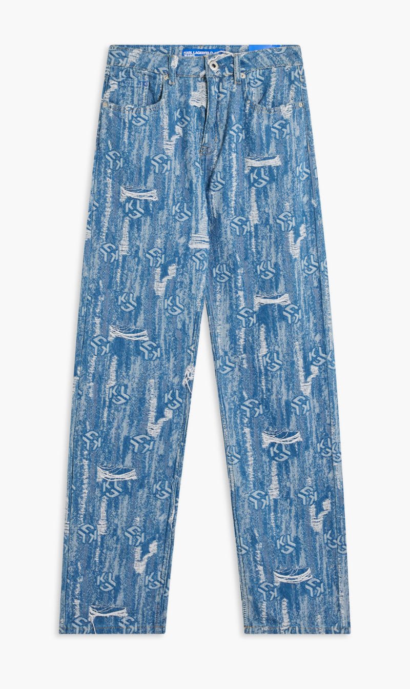 

Karl Lagerfeld Blue Klj Hr Straight Denim for Women | The Deal Outlet