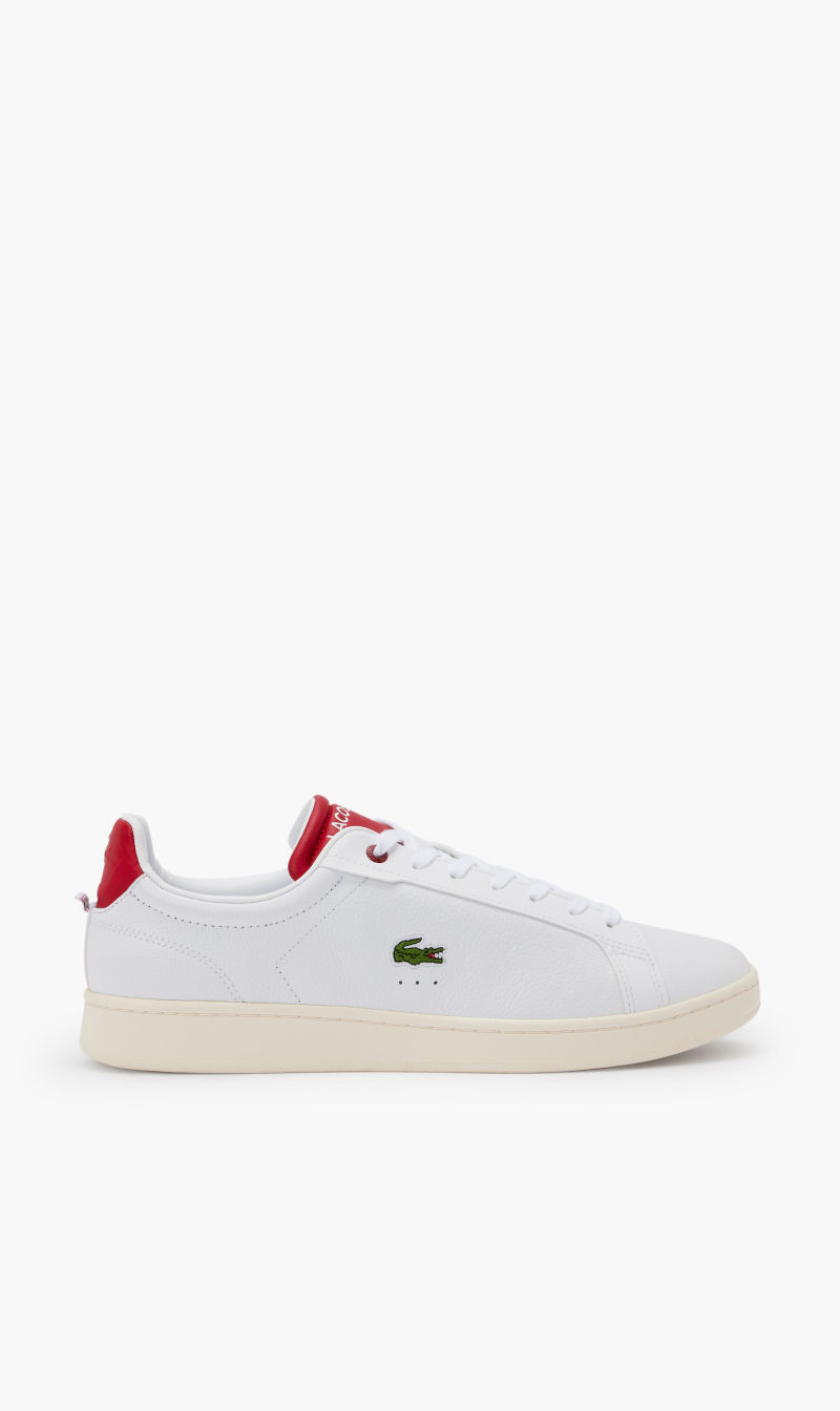 

Lacoste White Carnaby Pro 2232 Sma Whtred for Men | The Deal Outlet