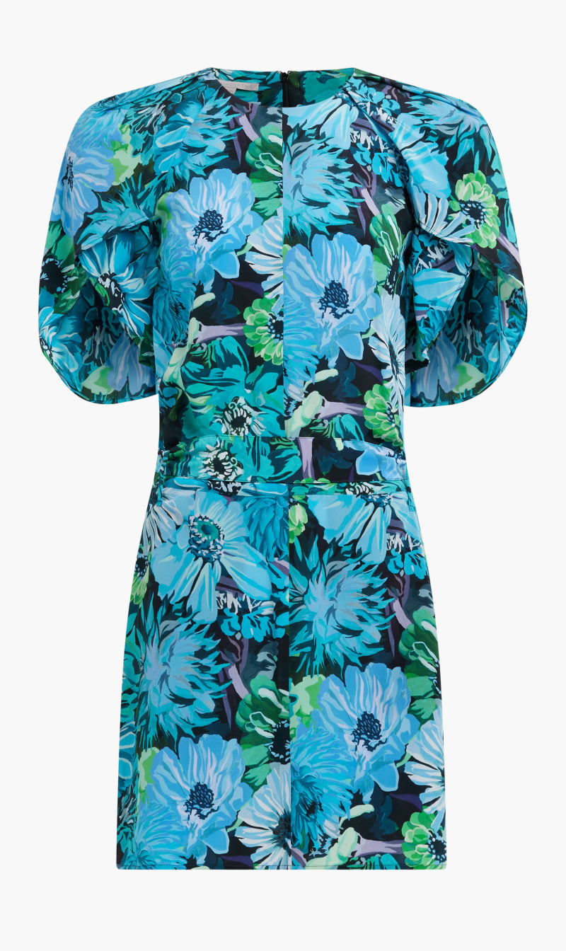 

Stella Mc Cartney Blue Dress Flower Print Cdc for Women | The Deal Outlet