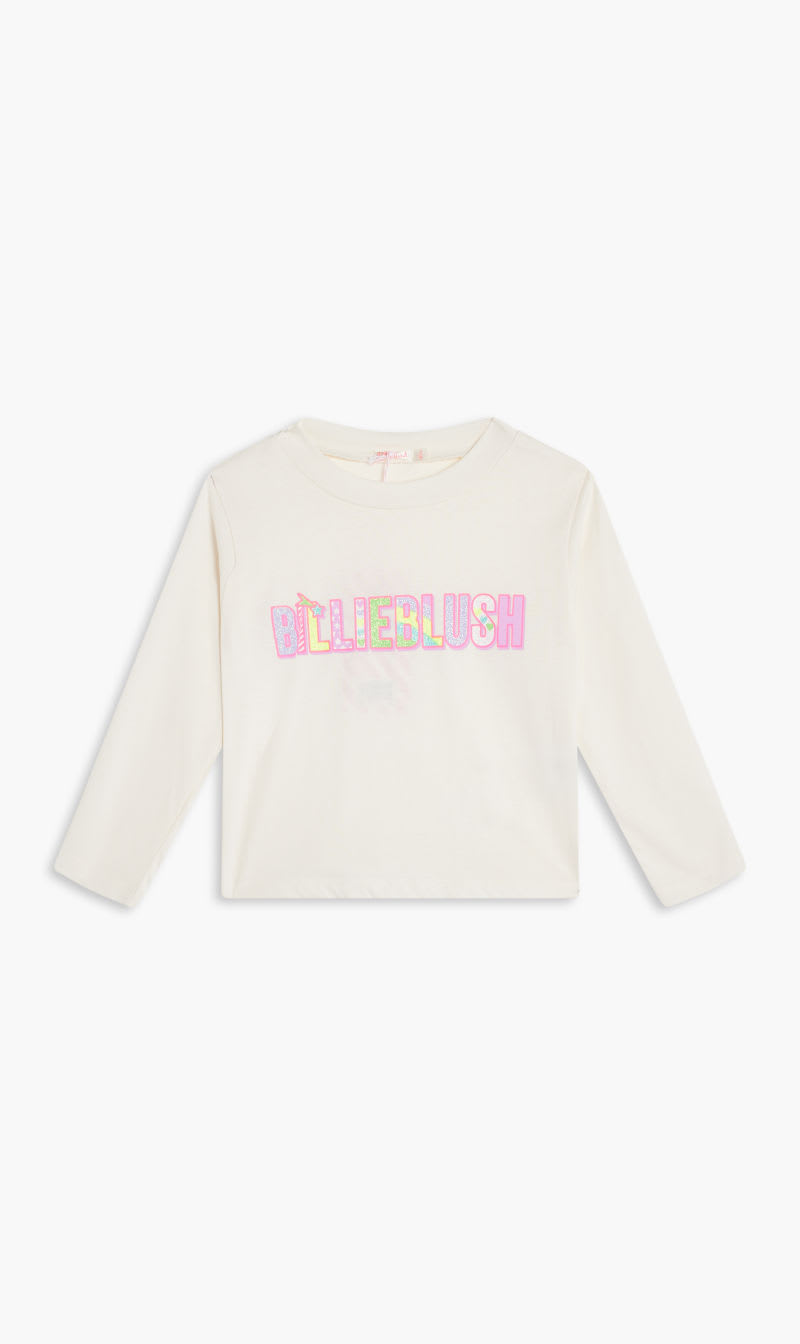 

Billieblush White Long Sleeve T-shirt for Girls | The Deal Outlet