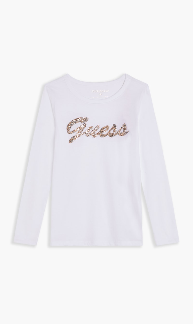 

Malika Long Sleeve Tee, White