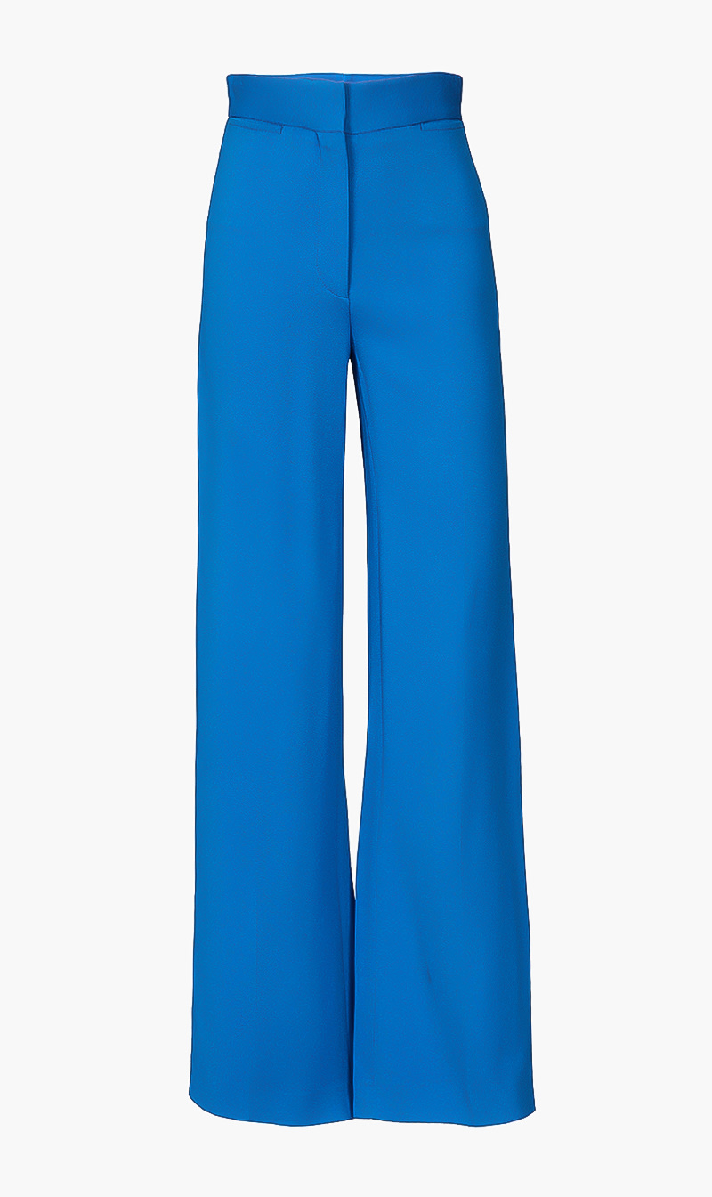 

Stella Mc Cartney Blue Twill Tailoring Pants for Women | The Deal Outlet