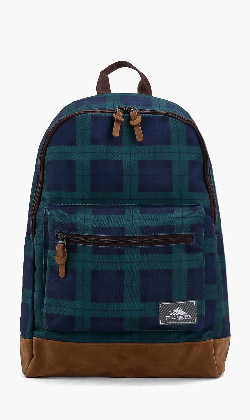 

Hs Urban Checks Backpack, Green