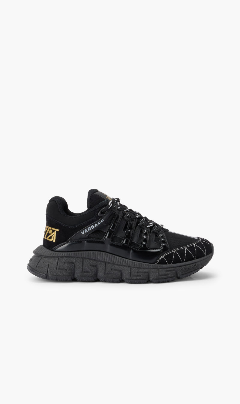 

Versace Black Jb Sneaker Lace Up Trigreca for Boys | The Deal Outlet