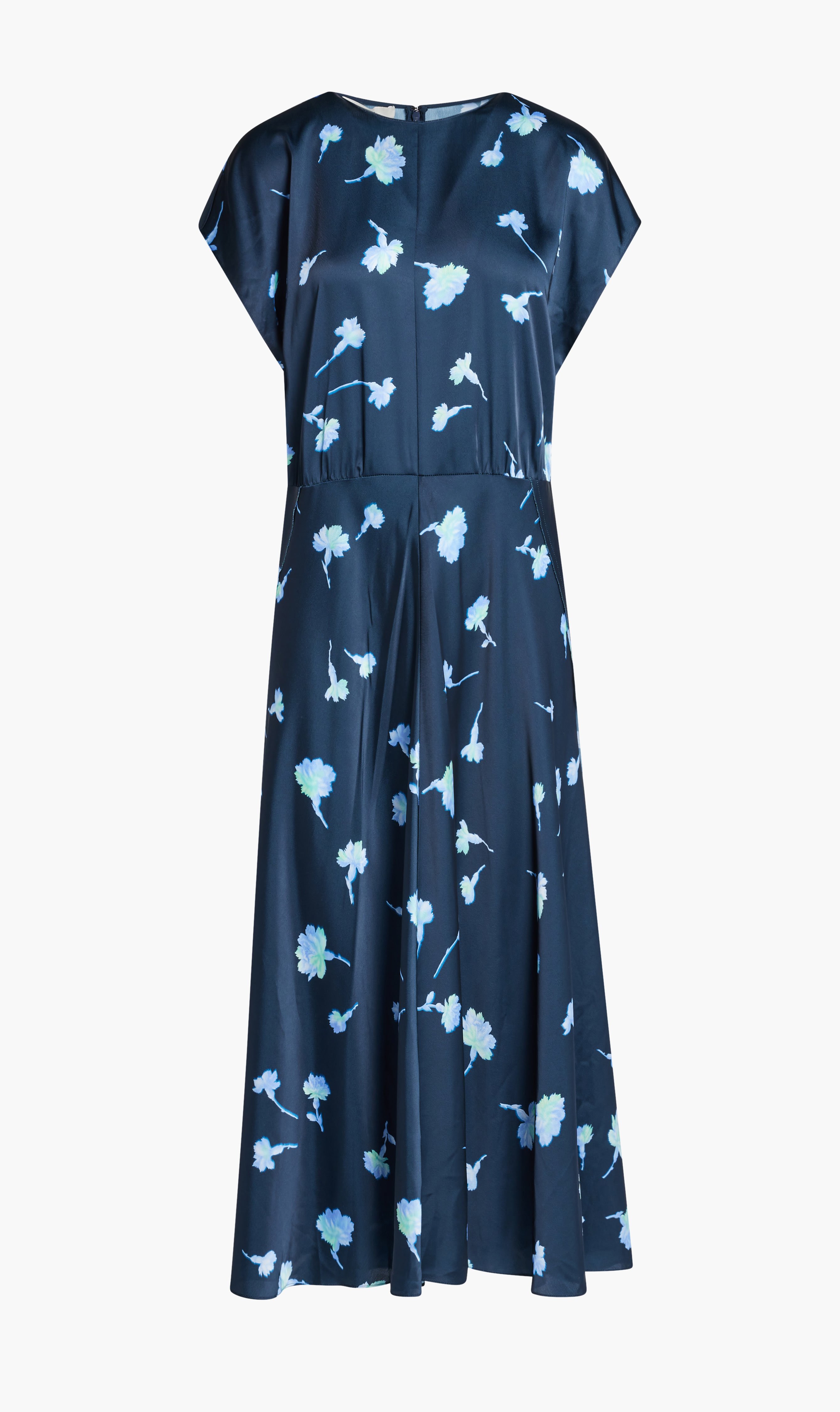 

Vince Blue Sea Carnation Raw Edge Cap Slv Dress / Sea Carnation Raw Edg for Women | The Deal Outlet