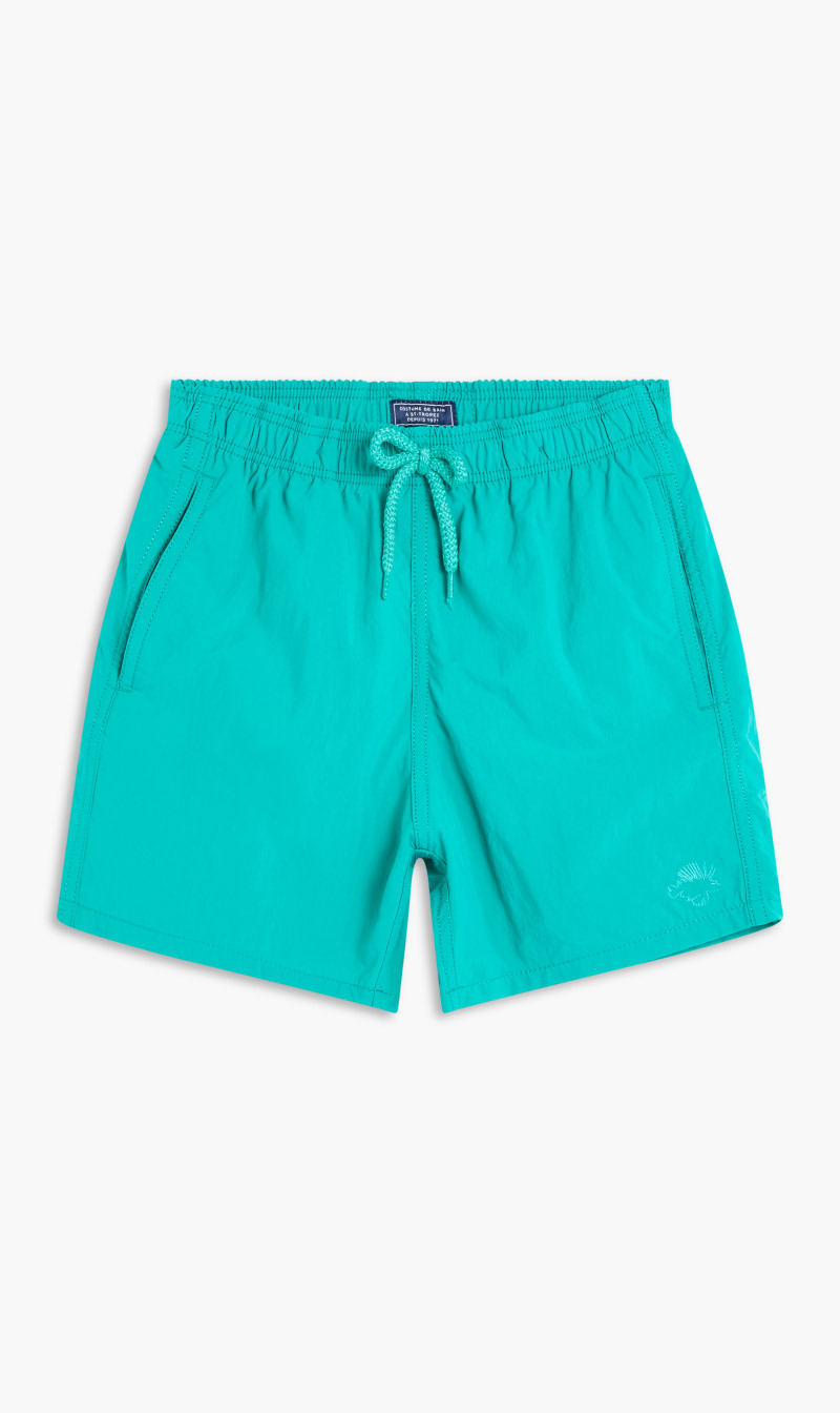 Vilebrequin Green Jim Hs23 Maillot De Bain Vert Tropezien for Kids | The Deal Outlet