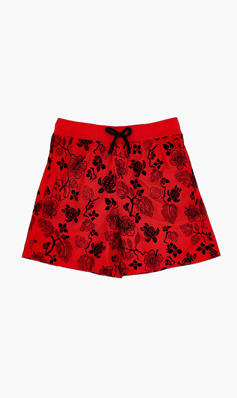 

Vilebrequin Red Turtle Print Shorts for Boys | The Deal Outlet